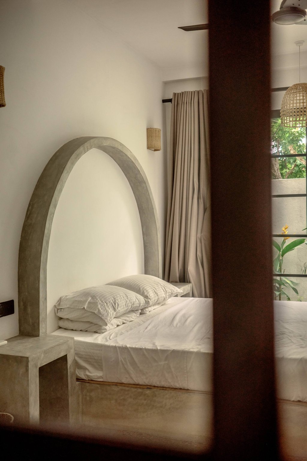 Casa bedroom through doorway